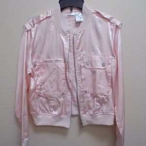 Light Pink Satin Jacket